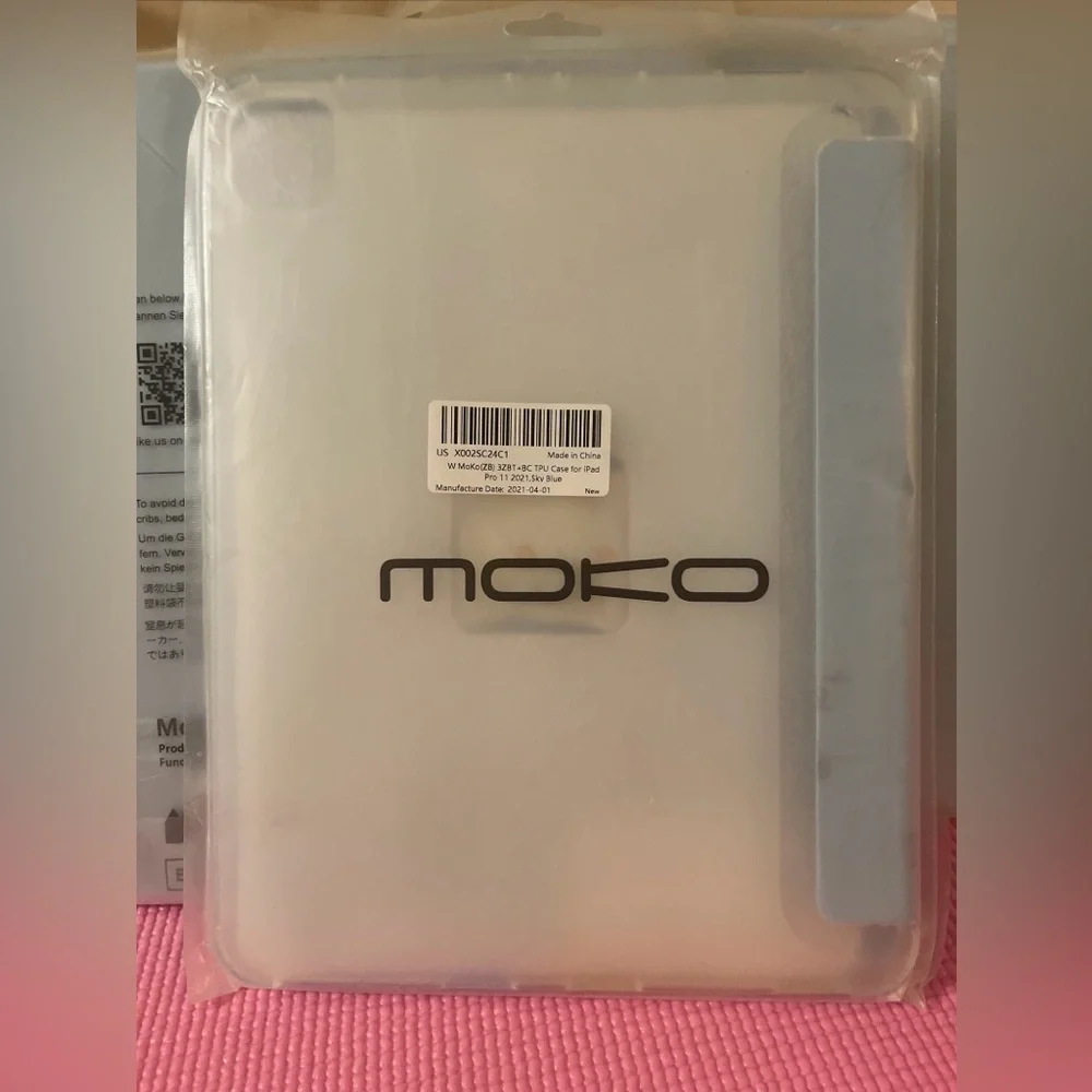 Set Of 4 Cases for iPad Pro 11 2021 10in Model Smart Cover Sky Blue - New Sealed